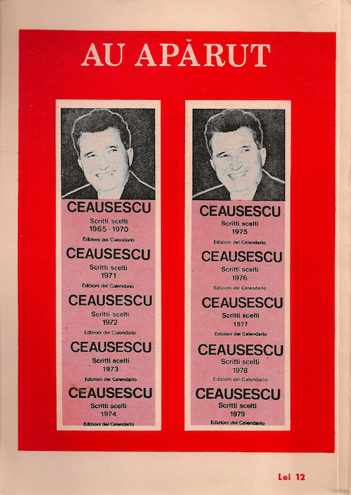 ceausescu revista